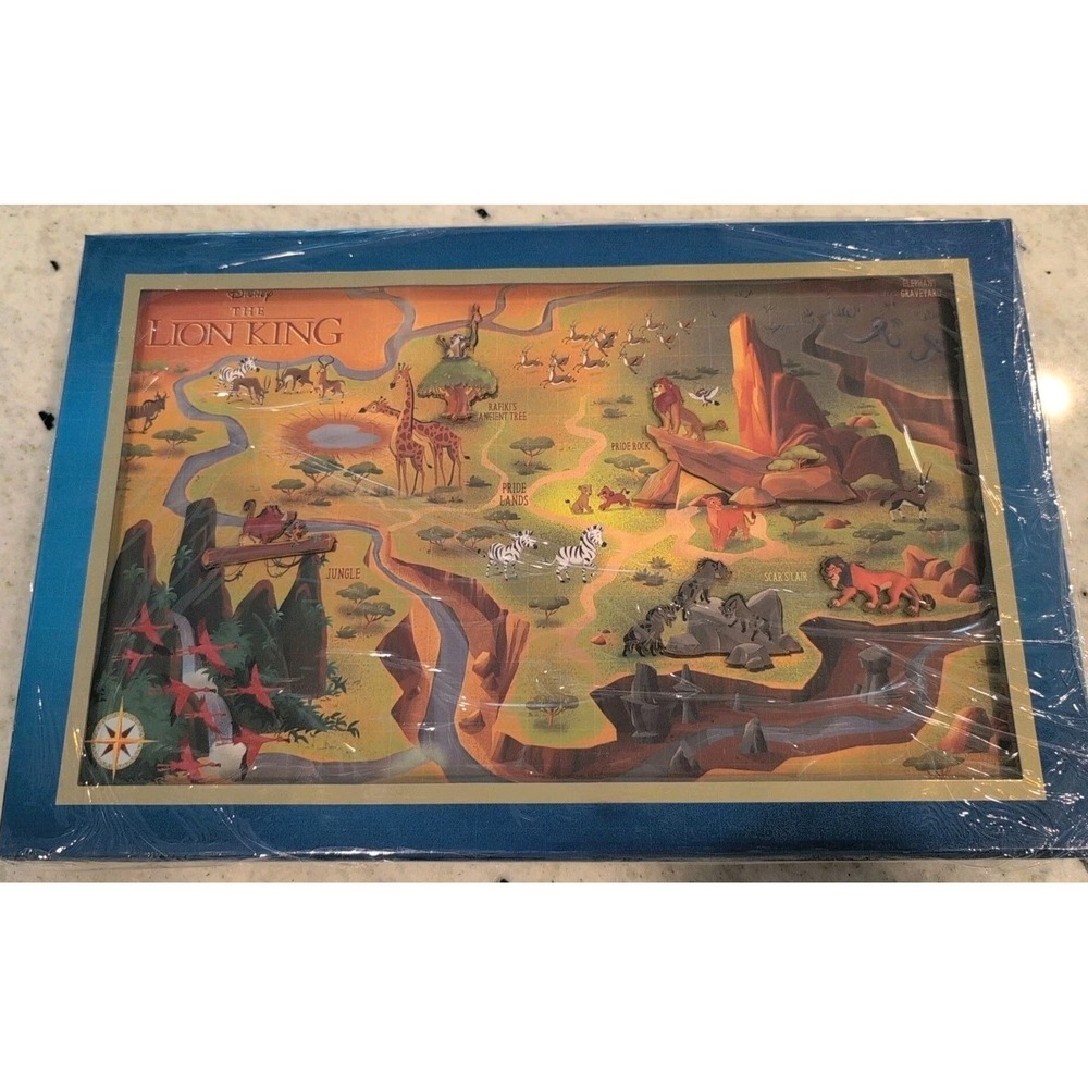 D23 Expo 2024 MOG WDI Glendale Disney Maps Lion King Pin Set LE 400